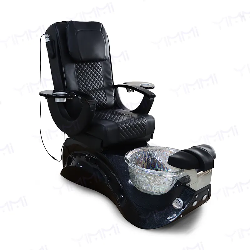 Cadeiras reclináveis Manicure Pedicure Estação Nail Salon Cadeira Spa Pé Luxo Massagem Elétrica Spa Cadeira Pedicure