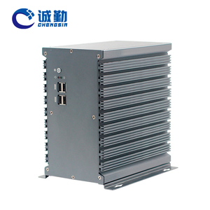 Mini PC industrial sin ventilador i7 IOT Computing Device support 2 PCI-E VGA DVI display mini PCIE GPIO Mini PC industrial - Product Image 2