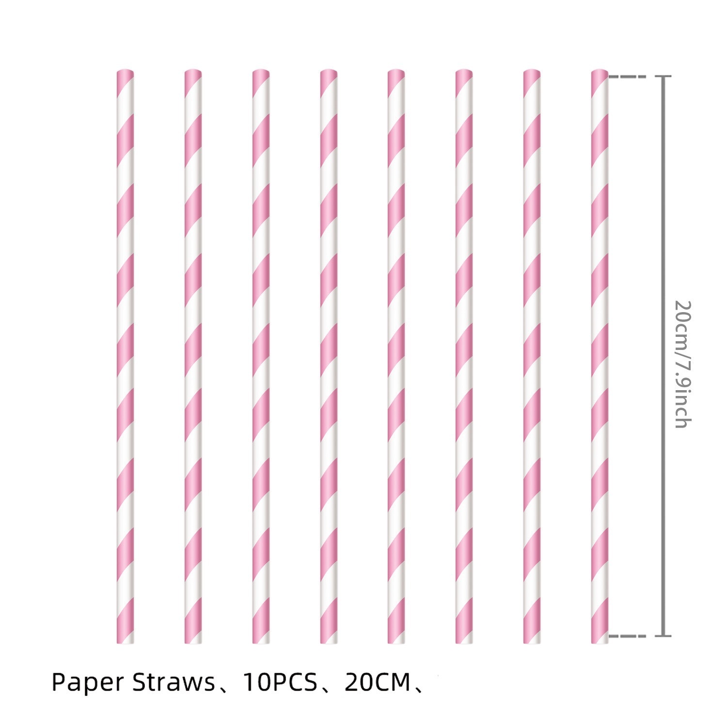 pailles 10 pièces