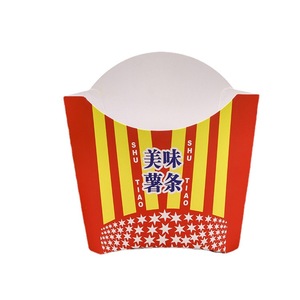 Food Snacks Store Custom Logo Take <strong>Away</strong> Potato Fish and Chips <strong>Box</strong> Packaging French Fries <strong>Box</strong> - Product Image 3