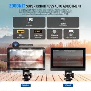 New 7 Inch HD Backup <strong>Camera</strong> Monitor HD MI Connection PS <strong>Camera</strong> Display NEEWER F700 7&quot; PS <strong>Camera</strong> Field Touch Screen Monitor - Product Image 2