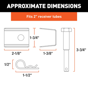 Vielseitiges Hitch Pin <span class=keywords><strong>Shim</strong></span>-Gerät Anti-Rassel-Pin für 2-Zoll-Empfänger - Product Image 4