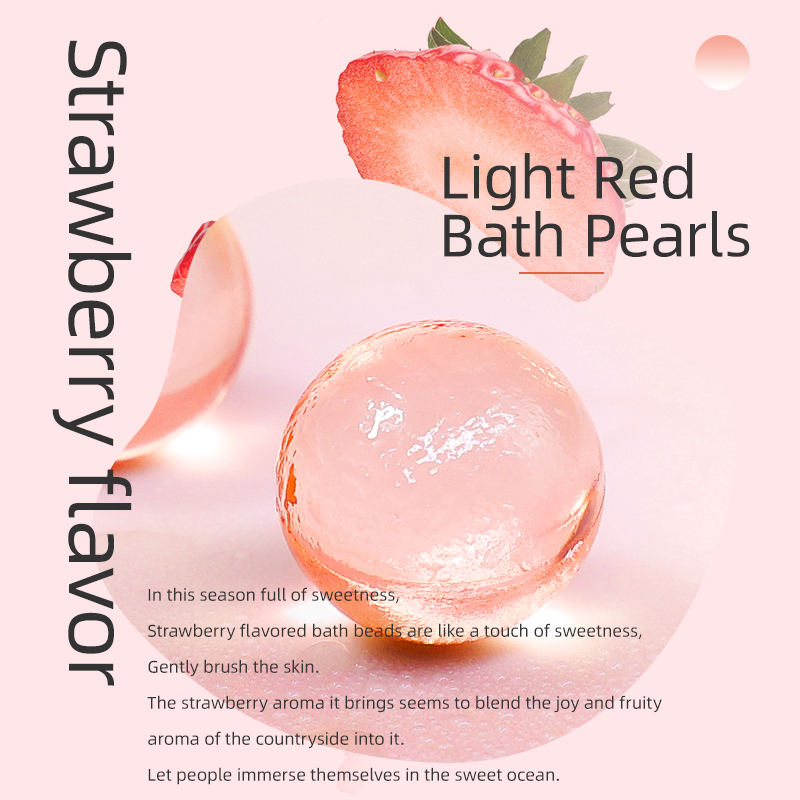 Light Red Bath Pearls