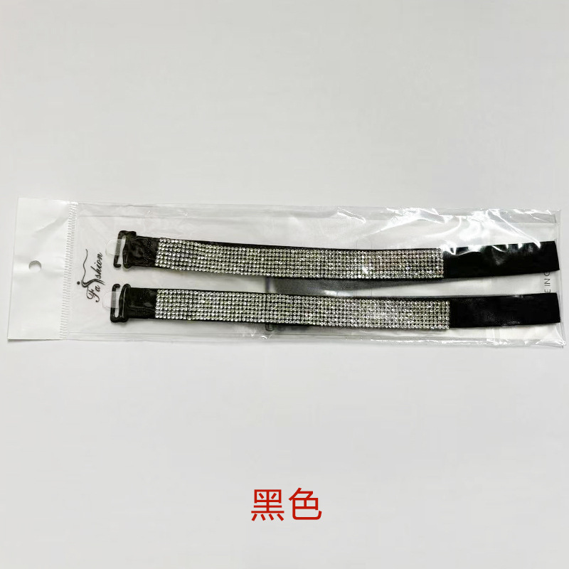 Tracolla Gypsophila Diamond nera