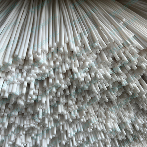 แท่ง PTFE แบบใส25% แท่งอัดแท่ง PTFE แบบไม่เป็นพิษต่อสาร PTFE แบบแท่งแก้วค่าสัมประสิทธิ์แรงเสียดทานต่ำสำหรับรถยนต์ - Product Image 3