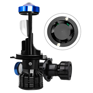 P5 H4 LED HiLo işın Mini projektör Lens far 12V 24V 6000K 70W 12000LM oto araba işık Canbus H4 LED Lens - Product Image 1