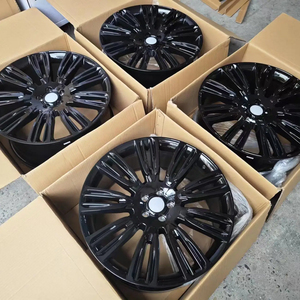 Vành bánh xe màu đen 5x108 5x120 20 21 22 inch 6061-T6 giả mạo Nhôm Xe khách bánh xe cho phạm vi Rover Land Rover TOYOTA runx - Product Image 6
