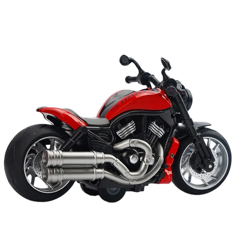 1/12 Harley-Davidson Diecast juguete ligero para niños juguete deportivo modelo de carreras coche niño colección Gifthaulage motor