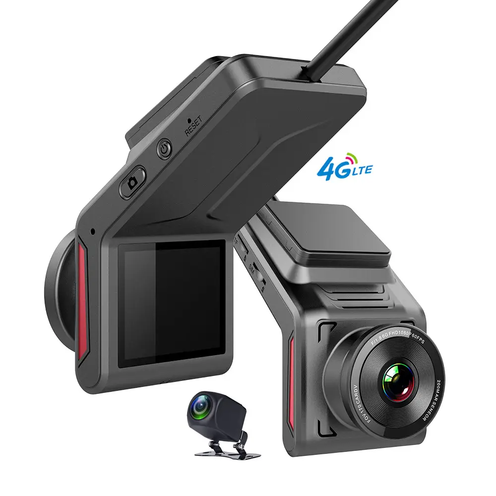 Motorista Portátil Avançado Filmadora De Carro 4G Full HD 1080P Câmera Escondida Mini DVR 30FPS Backup Gravador De Vídeo