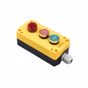 XDL721-JB363P 3 pulsante stazione di controllo pvc scatola pulsante con interruttore luci - Product Image 5