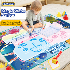 Drawing <strong>Toys</strong> Children's Colored <strong>Writing</strong> and Painting Mat Large Graffiti Blanket Can Be Painted in Clean Water - Product Image 5