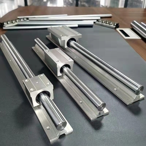 Skylon SBR Series SBR25 con SBR25UU Riel de guía lineal redondo de deslizamiento lineal Riel de guía lineal de aluminio - Product Image 1