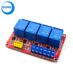 4-Kanal-Relais 5V 12V 24V unterstützt die Entwicklung von Triggern mit hohem und niedrigem Pegel - Product Image 1