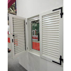 Hotian New Design <strong>Window</strong> Prices Used Commercial White UPVC Shutter <strong>Windows</strong> - Product Image 1