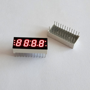 Jstronic จอแสดงผล LED 4หลัก7ส่วนจอแสดงผล LED 0.3นิ้วสี่เจ็ดส่วน