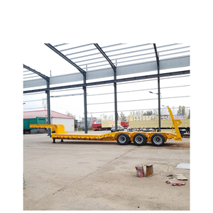 厂家直销新落架甲板高低高<span class=keywords><strong>3</strong></span>轴60T <span class=keywords><strong>40t</strong></span>低床拖车价格挖掘机