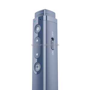 2.4G ricaricabile Wireless Presenter puntatore Laser penna custodia in metallo rosso luce verde tipo C ricevitore Powerpoint PPT - Product Image 1
