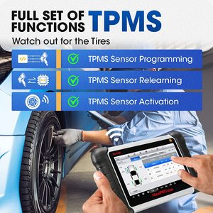 Attivazione programmazione sensore TPMS servizio di accesso Account Online codifica ECU Autel MaxiPRO MP808TS Scanner diagnostico automobilistico - Product Image 2