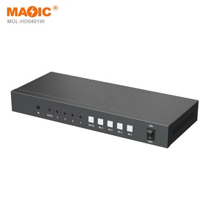 4K 30Hz 4x1 Conmutador HDMI 18Gbps 4 puertos HDMI Video interruptor continuo 4 en 1 salida para pantalla de TV