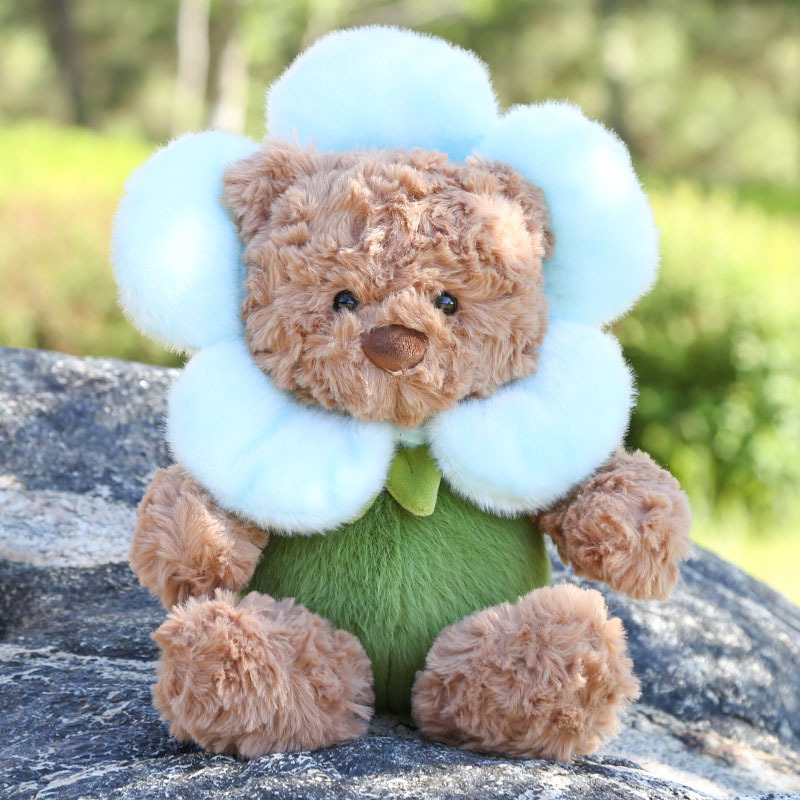 Fleurs bleues-30 cm (11,81 pouces)