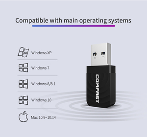 1300 Mbps 11ac 2.4G & 5GデュアルバンドWifiは、2つの作業モードでCF-812ACアダプターを送信および受信します - Product Image 4