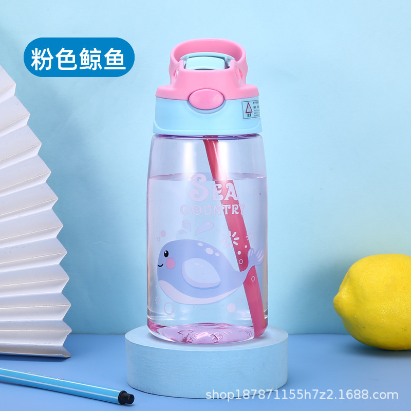 Pink goldfish sippy cup