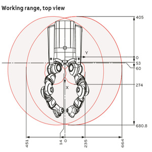 14-осевой первый в мире совместный робот YuMi IRB14000 dual arm robot automation robot - Product Image 6