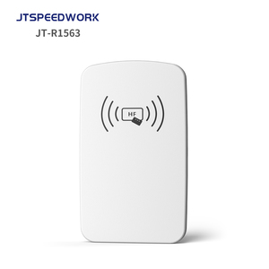 JT-R1563 hf rfid masaüstü okuyucu yazar çift USB masaüstü rfid hf 13.56Mhz tam ISO protokolü rfid okuyucu çin fabrika - Product Image 1