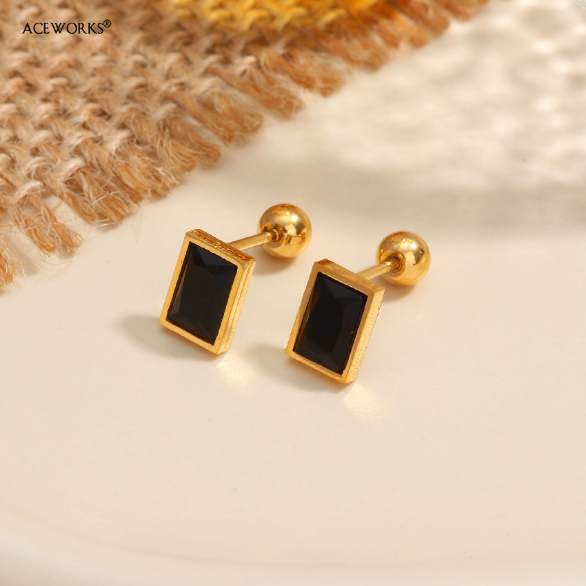 Carré de zircon noir diamant