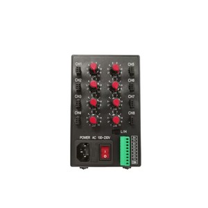 Controlador de atenuación LED de 8 canales digital estándar de visión artificial 12V PWM Solución de iluminación industrial Manual remoto ROHS - Product Image 1