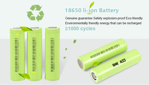Taşınabilir yazıcı için gerçek kapasite Li-Ion piller 3.7V 2900Mah 18650 lityum iyon batarya hücre