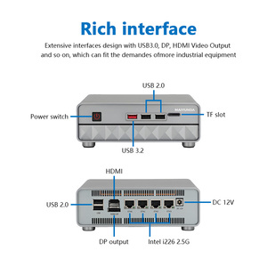 Wholesale Customizable Intel <strong>Processor</strong> N100 N305 Mini Desktop Bare Metal Office <strong>Computer</strong> Portable Quad Core DDR5 <strong>Latest</strong> Win10 - Product Image 4