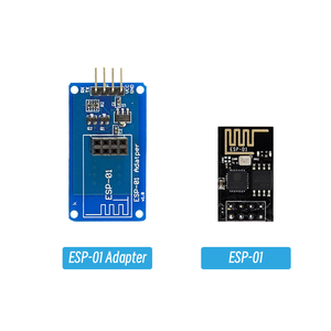 ESP8266 ESP-01 seri WiFi kablosuz adaptör modülü 3.3V 5V ESP01 Arduinos için koparma PCB adaptörleri uyumlu