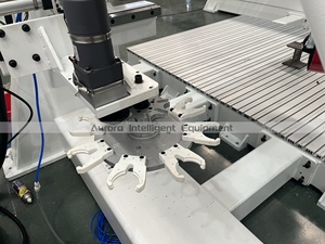 2000 * 4000毫米大尺寸5轴EPS ATC数控刳刨机4轴木工旋转泡沫切割机 - Product Image 4
