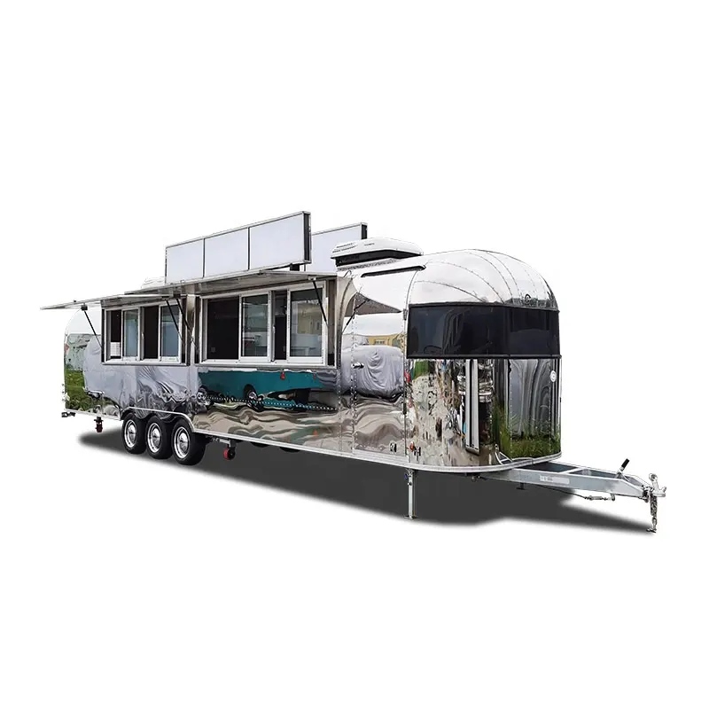 UKUNG горячая Распродажа производительное оборудование для выпечки Мобильная машина для мороженого индивидуальные закусочные машины airstream пищевой грузовик