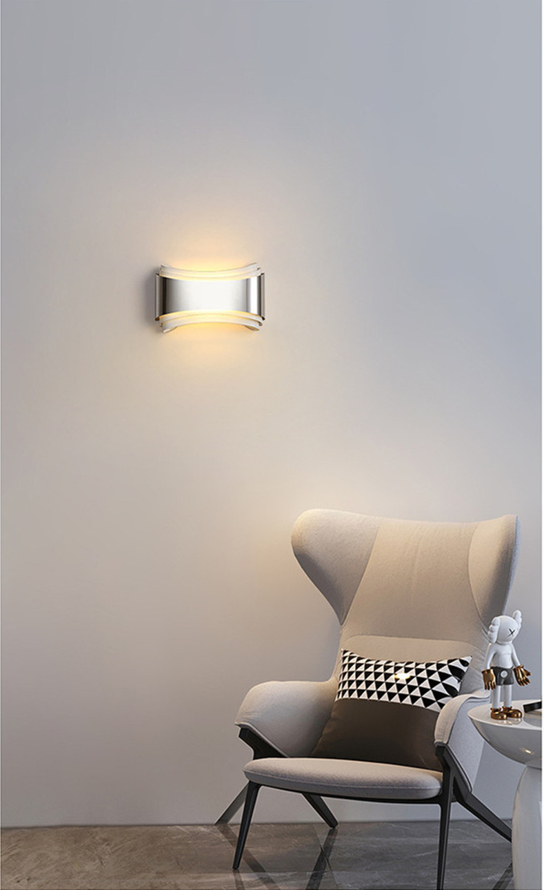 Bedroom lamp modern simple wall lamp cafe bar leisure lounge Hotel bedside special-shaped led iron wall Hotel Wall Lamp Modern