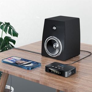 NFC светодиодный цифровой дисплей BT 5,0 аудио передатчик приемник 3,5 мм AUX RCA оптический коаксиальный TF/U-диск FM Mic беспроводной адаптер - Product Image 4