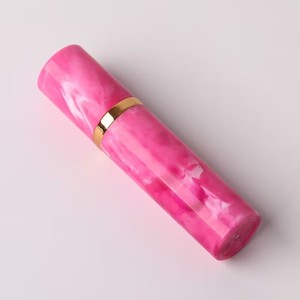 <strong>L</strong> New Style Luxury Marble Texture 5ml <strong>Perfume</strong> Bottle Bottom Filling PETG Liner for <strong>Perfume</strong> Liquid Dispensing Container Reusable