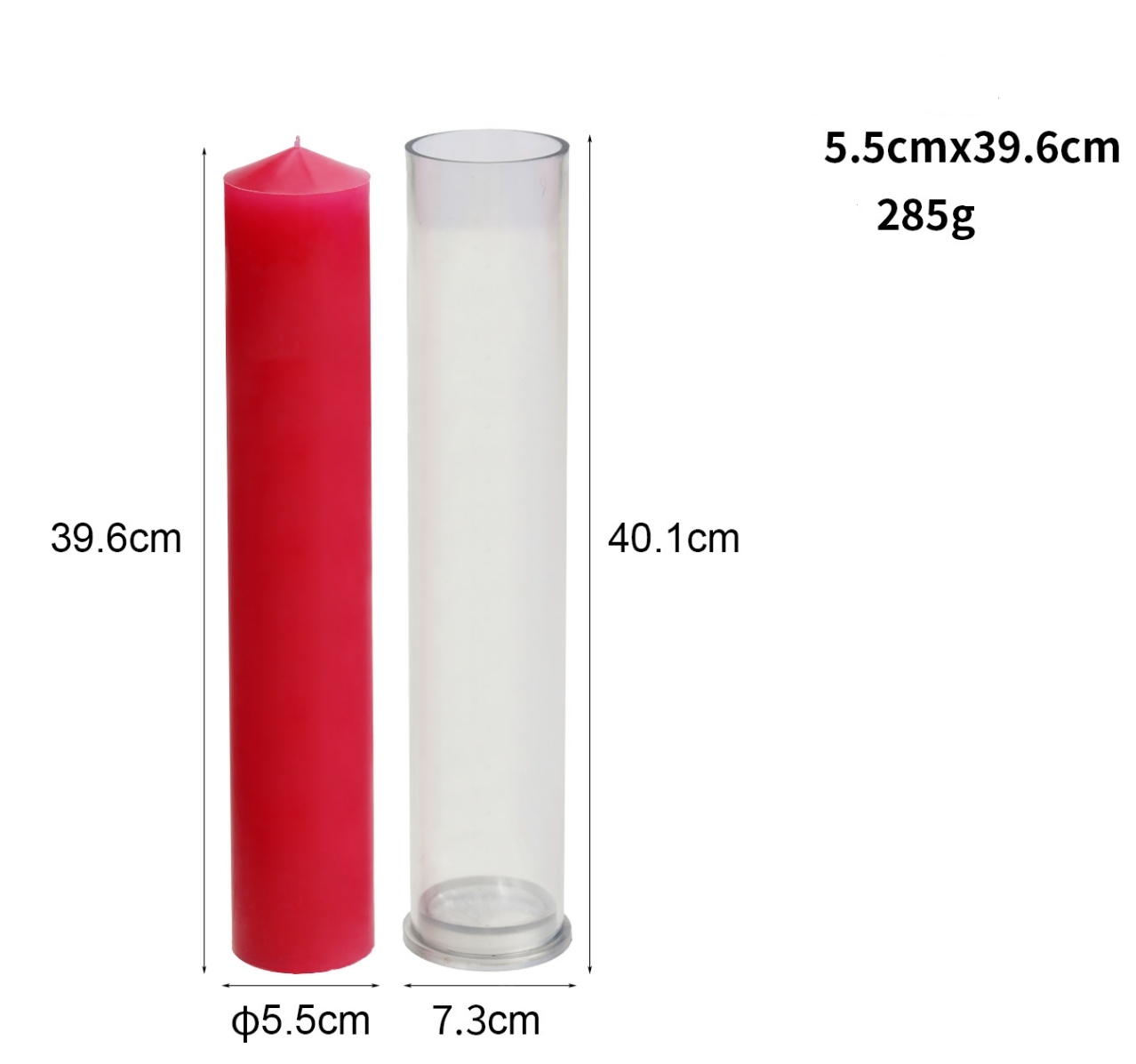 Taille 6 : 5,5x39,6cm - conique