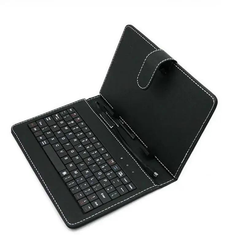 Tablette pour ordinateur de 7, 8, 9, 9.7 ou 10 pouces, étui universel pour clavier, prise usb micro