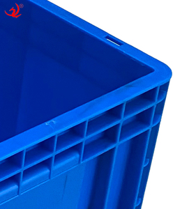 Caja de rotación apilable de plástico pesado de la UE, caja perforable anidada Industrial, contenedor de pared recta, cajas de envío con tapas - Product Image 4