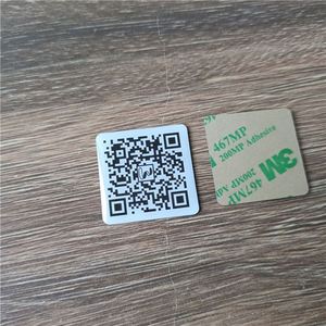 30x30mm Quadrat Soft NFC Buzz Doming Benutzer definierte Digital Business Tap Tag für Telefon-Backing-Aufkleber - Product Image 4
