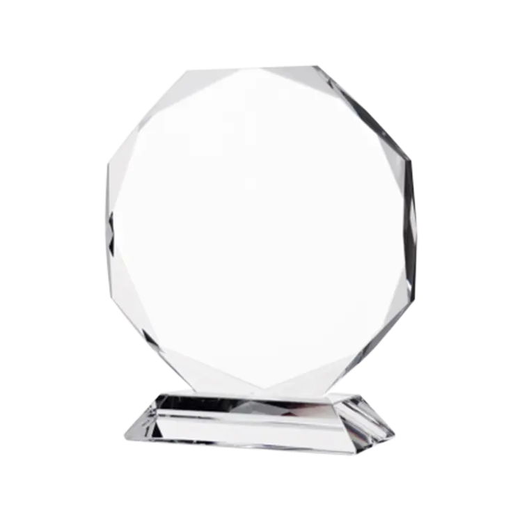 قوانغتشو الجملة K9 فارغة جائزة جائزة من الكريستال البلاك تخصيص المثمن والزجاج والكريستال الجوائز ل تذكارية
