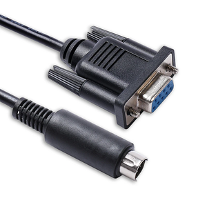 Cavo di programmazione PLC Mitsubishi serie Q D-sub DB9 femmina RS232 cavo seriale a Mini Din a 6 pin compatibile con QC30R2 - Product Image 1