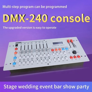 Dj оборудование Dmx контроллер 240 консоль Dmx512 диммер декодер сценический Rgb светодиодный свет Dmx 240 контроллер фейдер 240 - Product Image 2