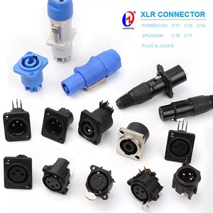 XLR Combo <strong>Jack</strong> PCB Mount XLR 1/4 Inch 6.35mm Stereo <strong>Jack</strong> Female Panel Connector - Product Image 6