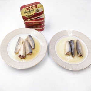 新鮮な海魚の缶詰イワシの植物油、正味重量125g、便利に提供する準備ができています - Product Image 2