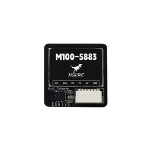 HGLRC M100-5883 M10 GPS modülü pusula seramik anten ile On-board RC uçak FPV için LED göstergeler 21x21mm uzun menzilli - Product Image 3