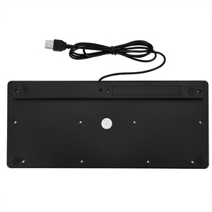 2,4G inalámbrico USB impermeable pequeño idioma con cable Mini teclado interfaz USB computadora de escritorio silencioso ultrafino - Product Image 1