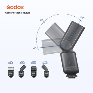 Godox TT520III Camera <strong>Flash</strong> Speedlite Build-in 433MHz Wireless Signal <strong>Flash</strong> Trigger for Canon Nikon Pentax Olympus DSLR Cameras - Product Image 5